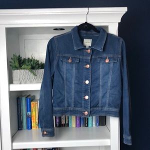 EUC Soft Denim Jeans Jacket Girls XL 14/16